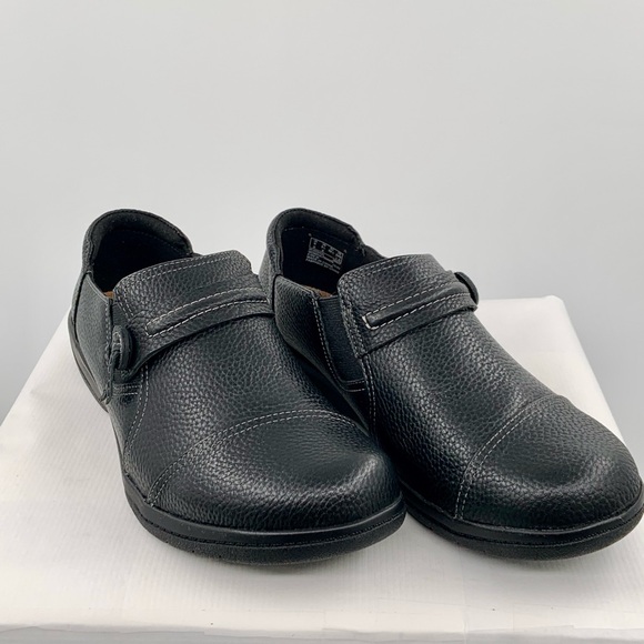 NWT Clark’s Collection Women’s Black Cheyn Madi Slip On Flats Shoes - Picture 2 of 13